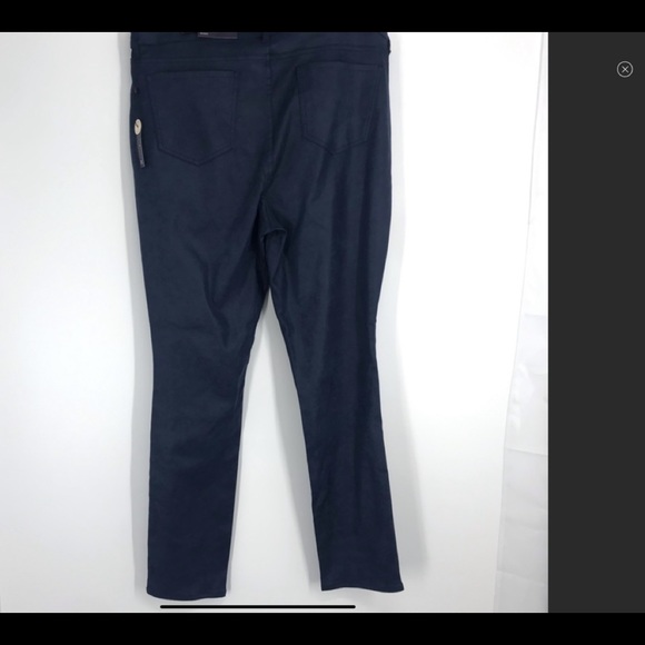 NWT NYDJ Alina skinny lift x tuck faux suede 16 - Picture 3 of 8